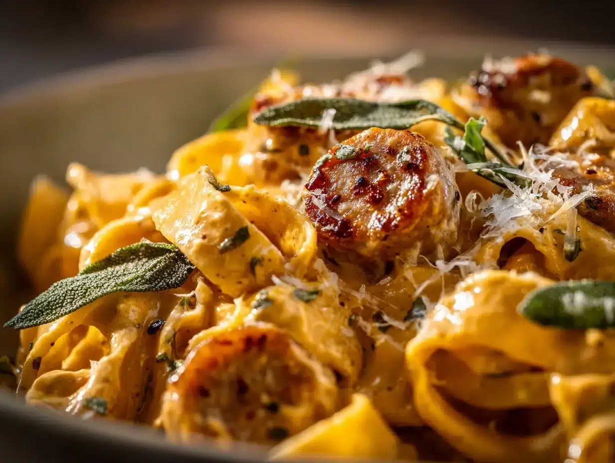 Pumpkin Sage Pasta preparation steps