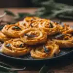 pumpkin sage pinwheels - featured image