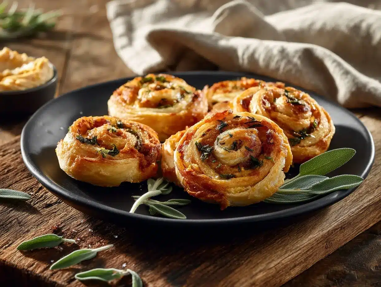 Pumpkin Sage Pinwheels preparation steps