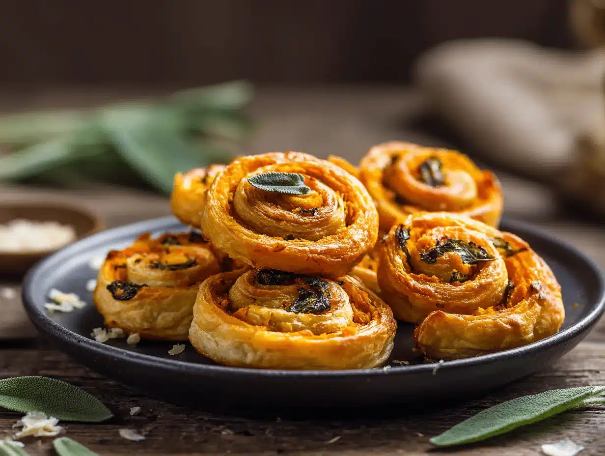 pumpkin sage pinwheels preparation steps