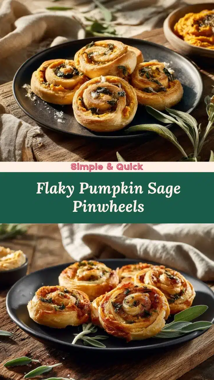Pumpkin Sage Pinwheels recipe