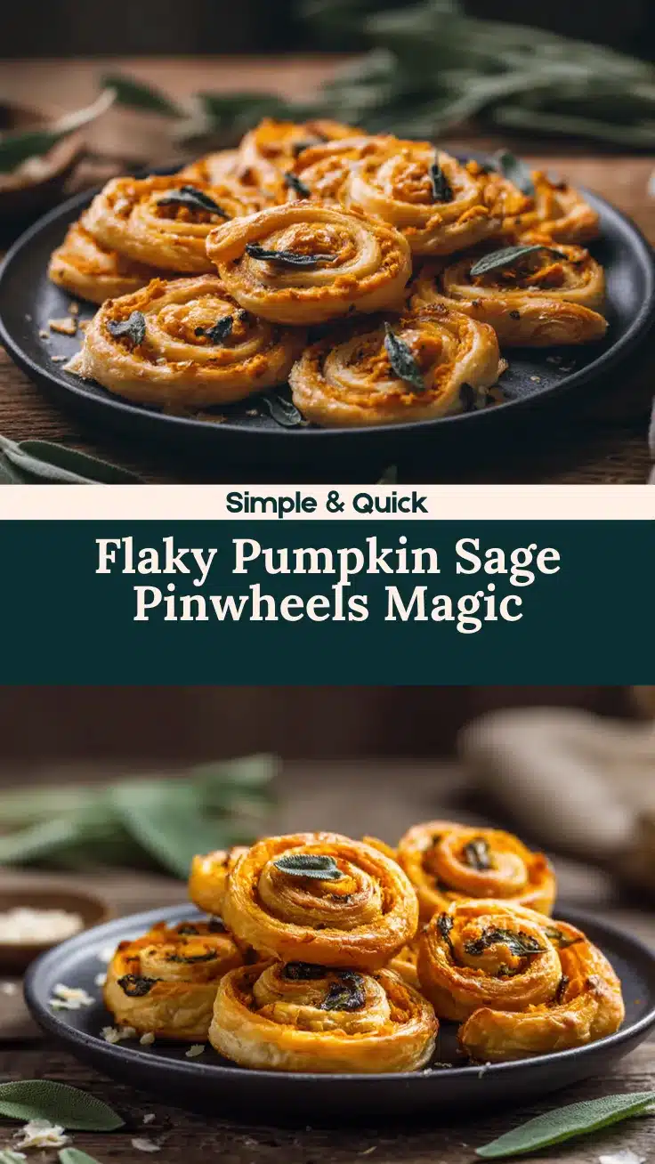pumpkin sage pinwheels recipe