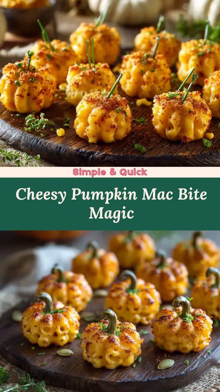 pumpkin-shaped mac and cheese bites recipe