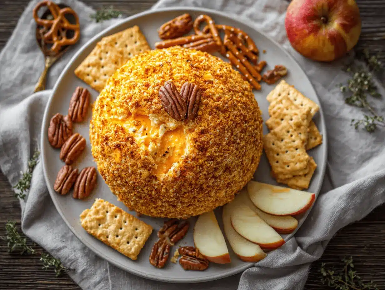 pumpkin spice cheese ball preparation steps