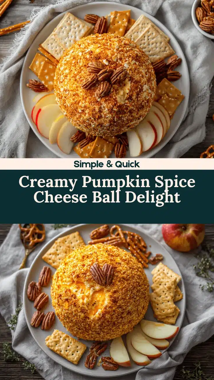 pumpkin spice cheese ball recipe