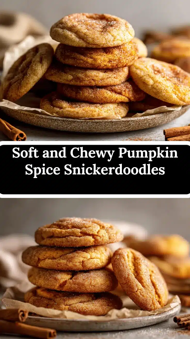pumpkin spice snickerdoodles recipe