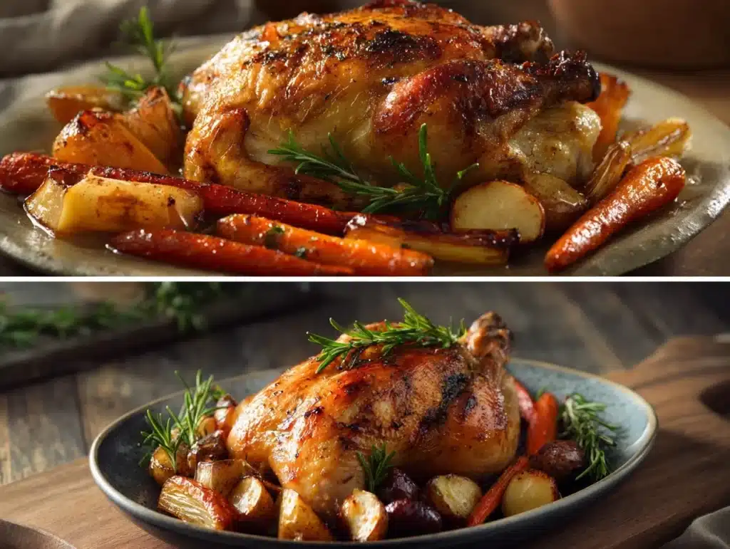 roasted chicken recipe - featured image