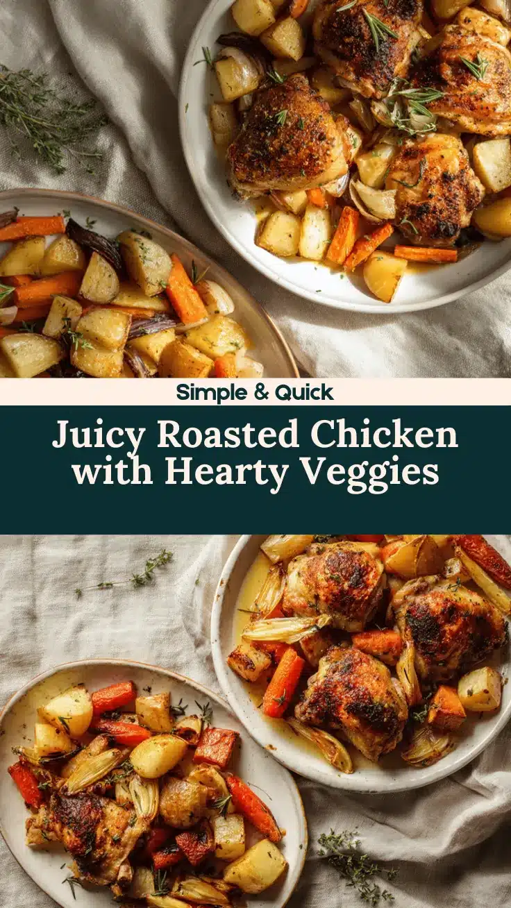 roasted chicken with root vegetables recipe