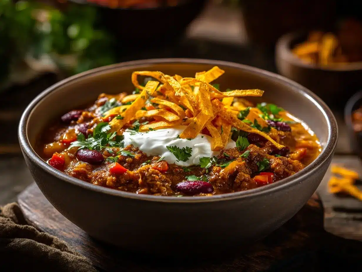 Slow Cooker Pumpkin Chili preparation steps