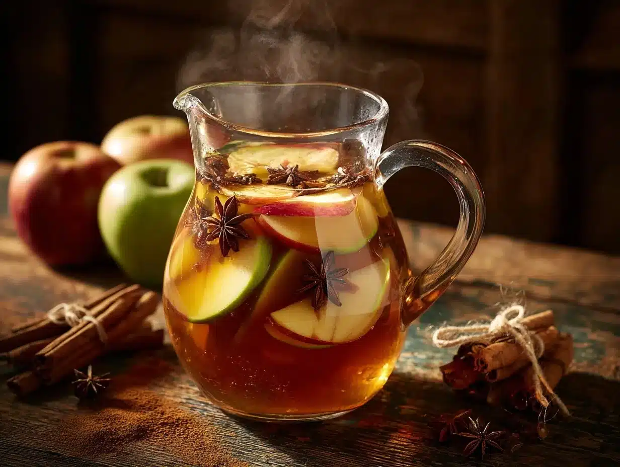 slow cooker spiced apple cider preparation steps