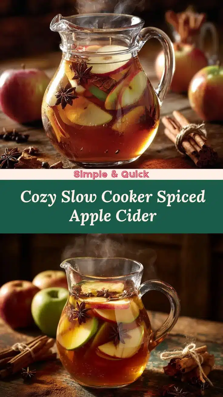 slow cooker spiced apple cider recipe