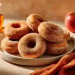 spiced apple cider donuts - featured image