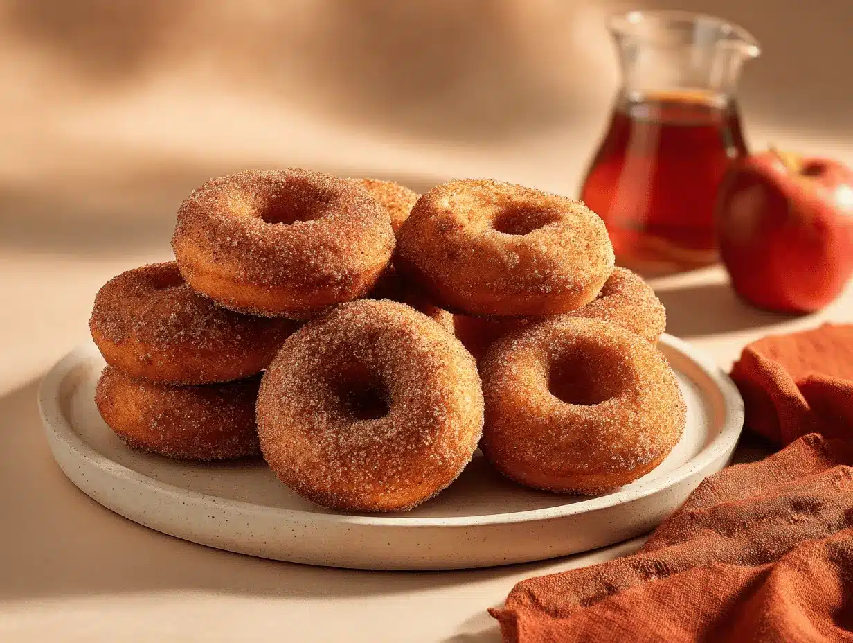 spiced apple cider donuts preparation steps
