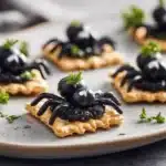 Spider Olive Tapenade Crackers - featured image