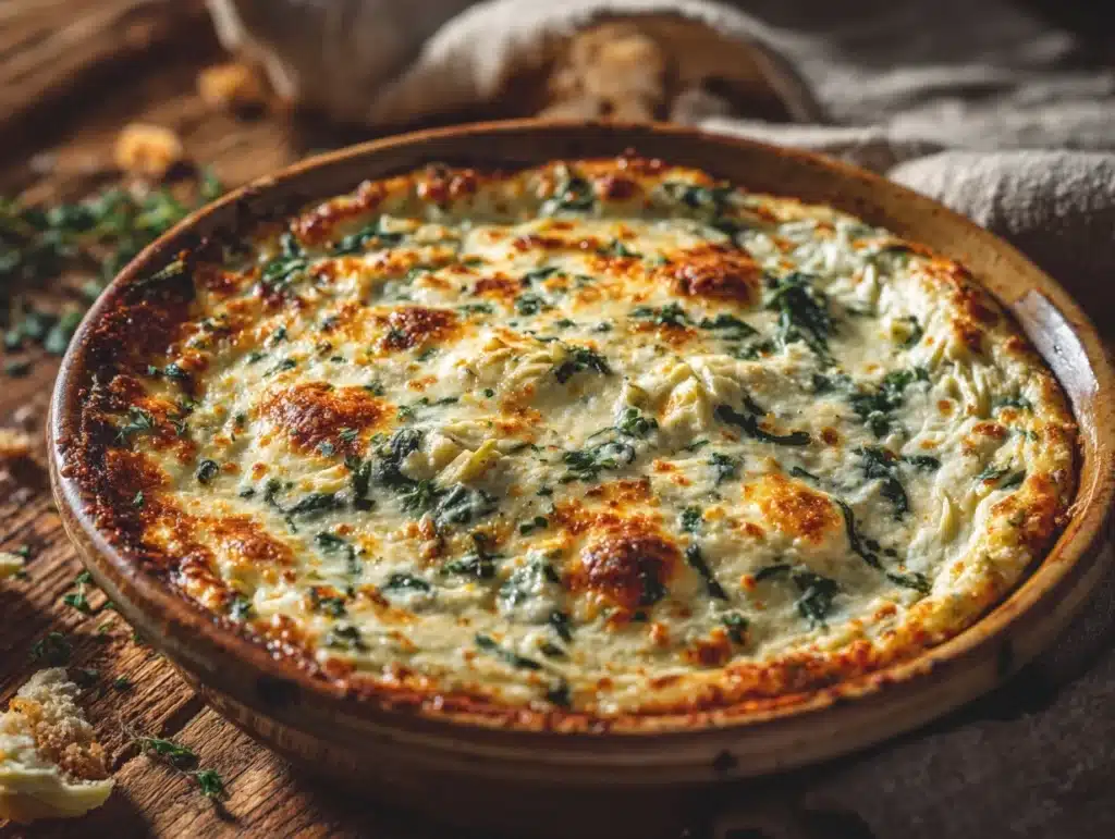 spinach artichoke dip - featured image