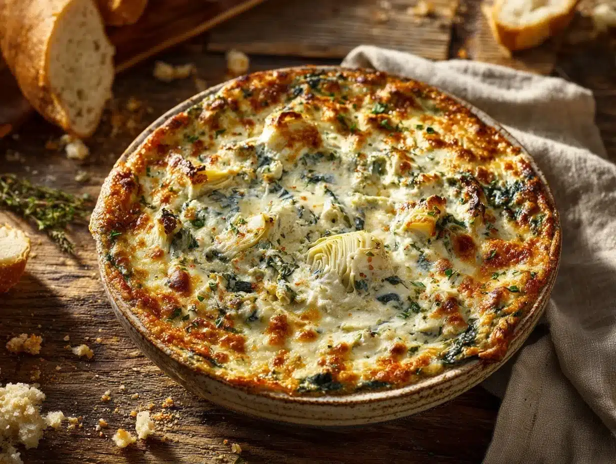 spinach artichoke dip preparation steps