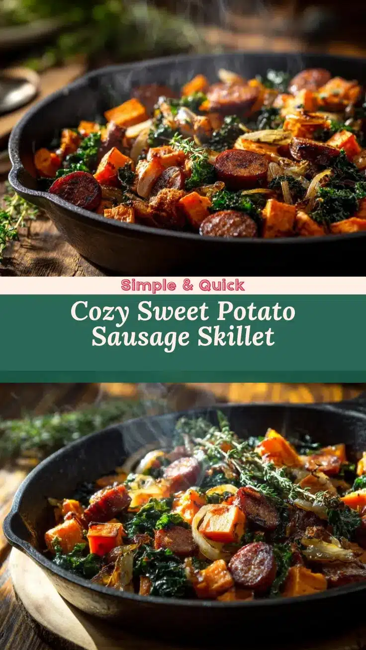 Sweet Potato and Sausage Skillet recipe
