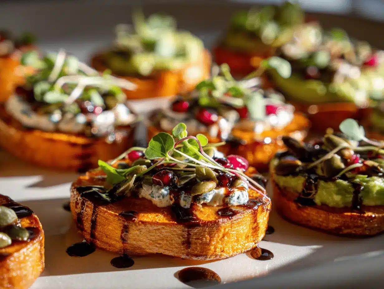 sweet potato rounds preparation steps