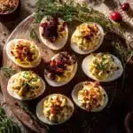 Thanksgiving deviled eggs - featured image