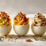 Thanksgiving deviled eggs - featured image