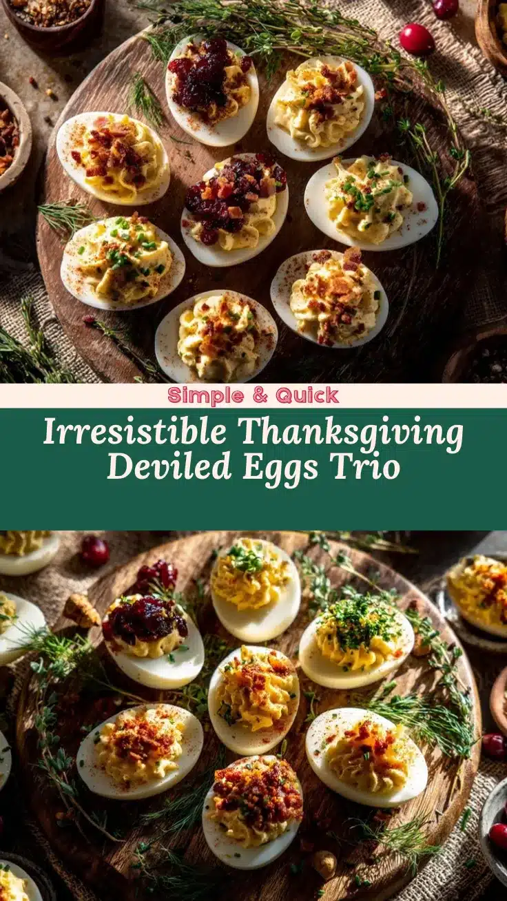 Thanksgiving deviled eggs recipe