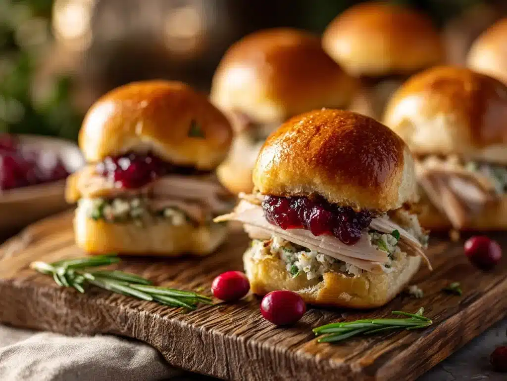 Turkey and Stuffing Sliders - featured image