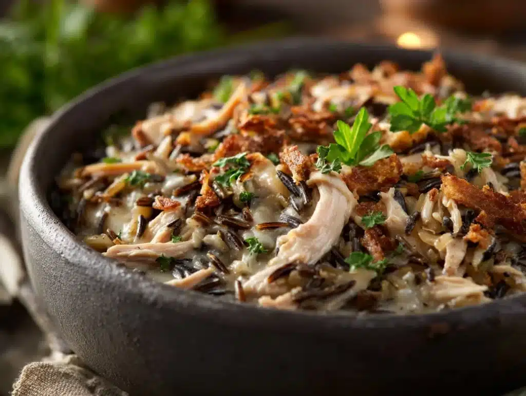 Turkey and Wild Rice Casserole - featured image
