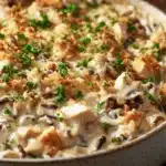 turkey and wild rice casserole - featured image
