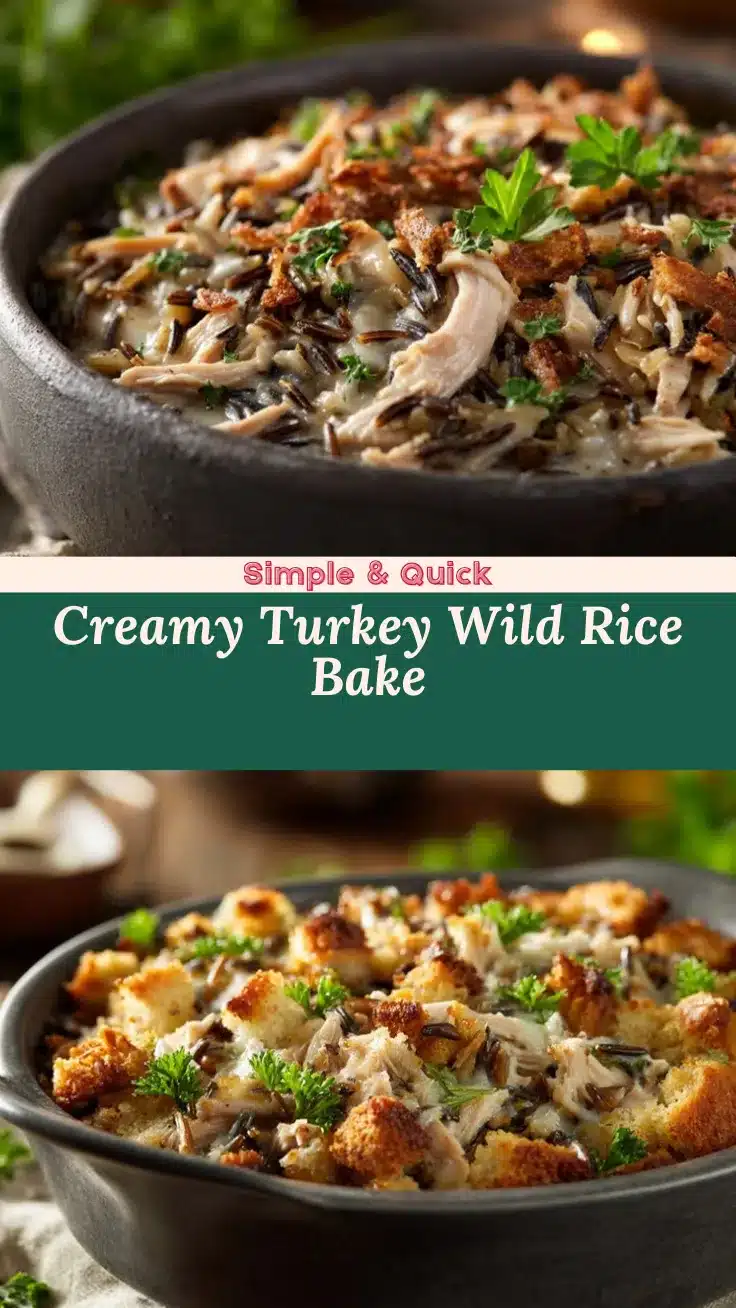 Turkey and Wild Rice Casserole recipe