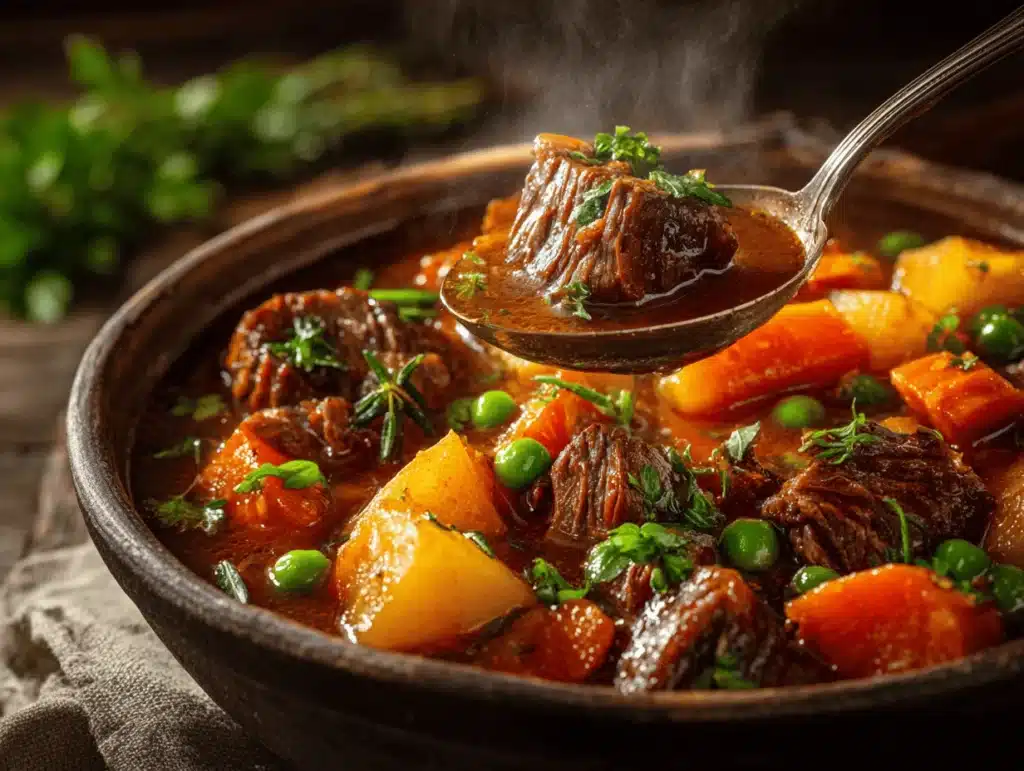 vegetable beef stew - featured image