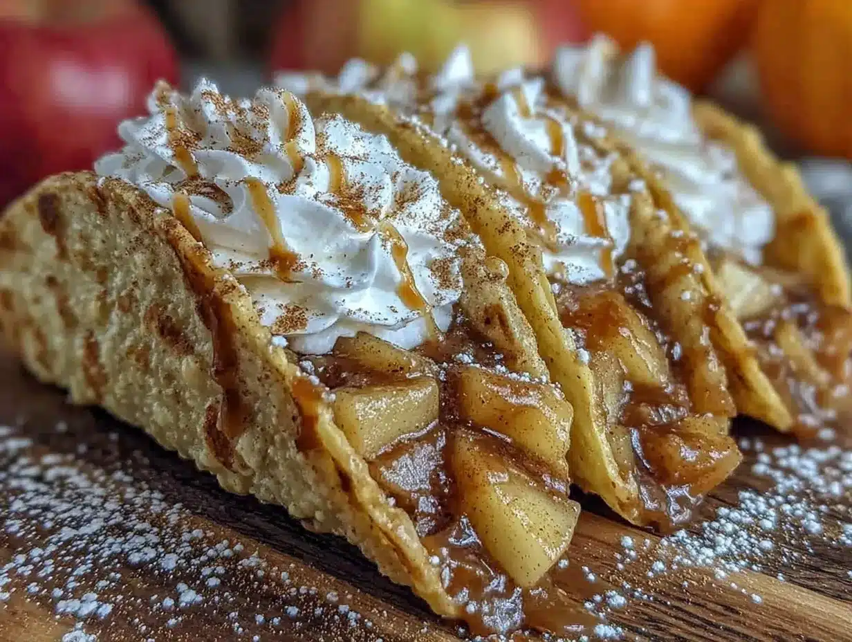 apple pie tacos preparation steps