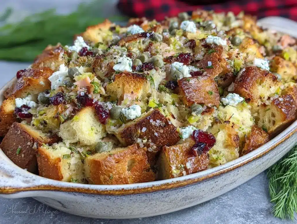 bagel and lox stuffing - featured image