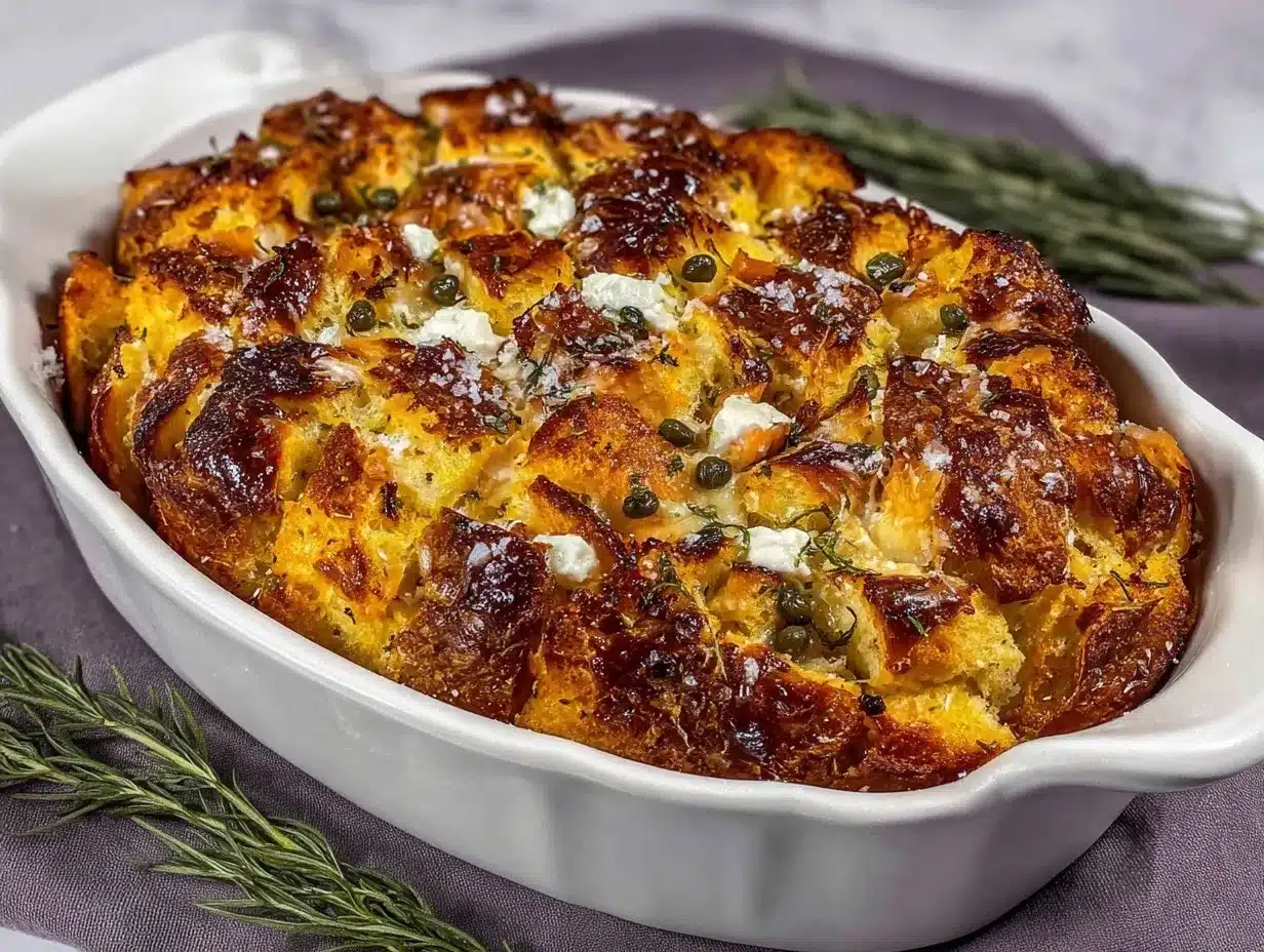 bagel and lox stuffing preparation steps