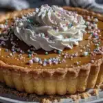 birthday cake pumpkin pie - featured image