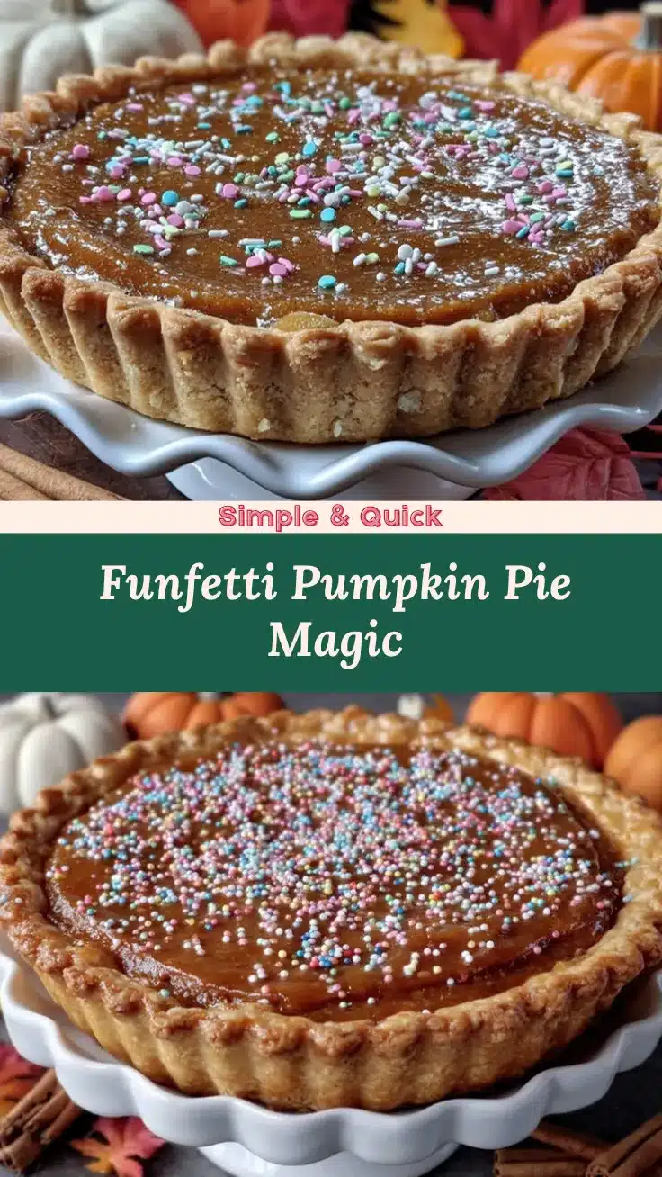 birthday cake pumpkin pie recipe