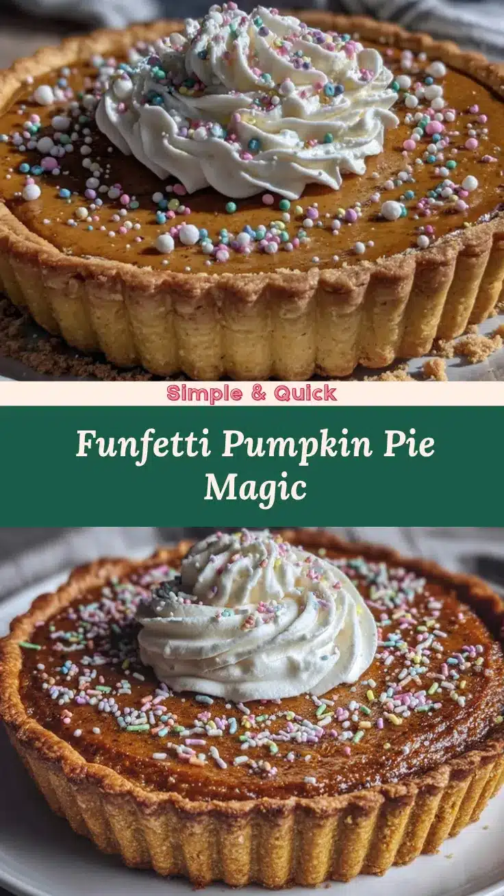 birthday cake pumpkin pie recipe