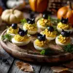 black cat deviled eggs - featured image