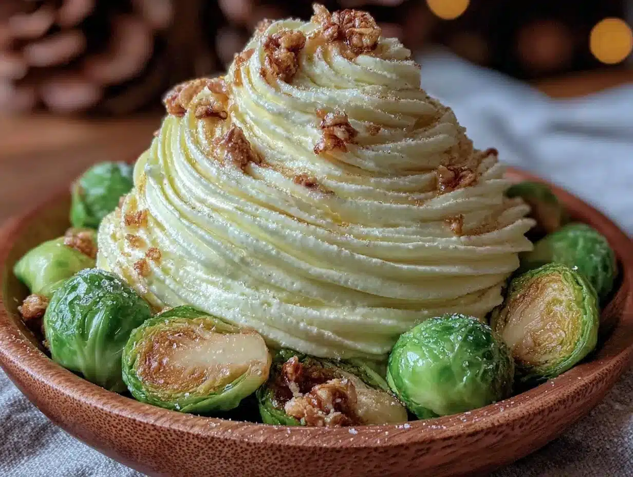 Brussels sprouts cotton candy preparation steps