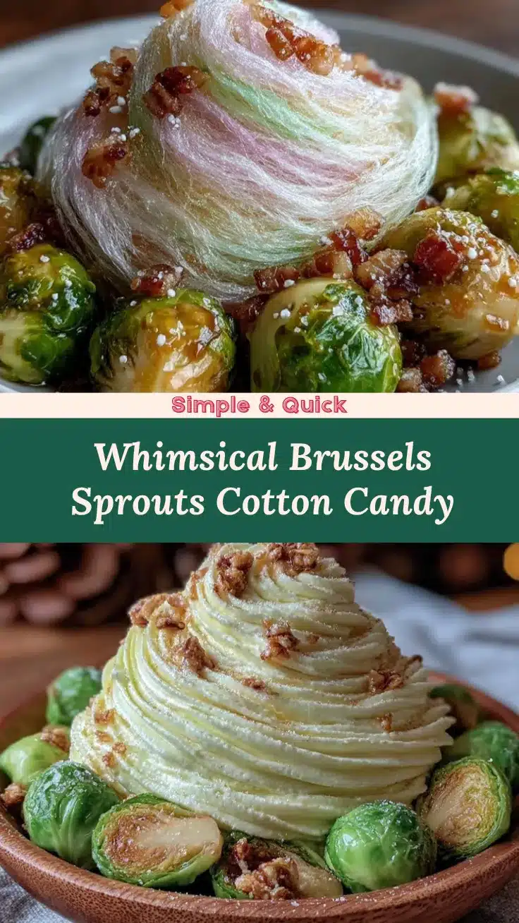 Brussels sprouts cotton candy recipe