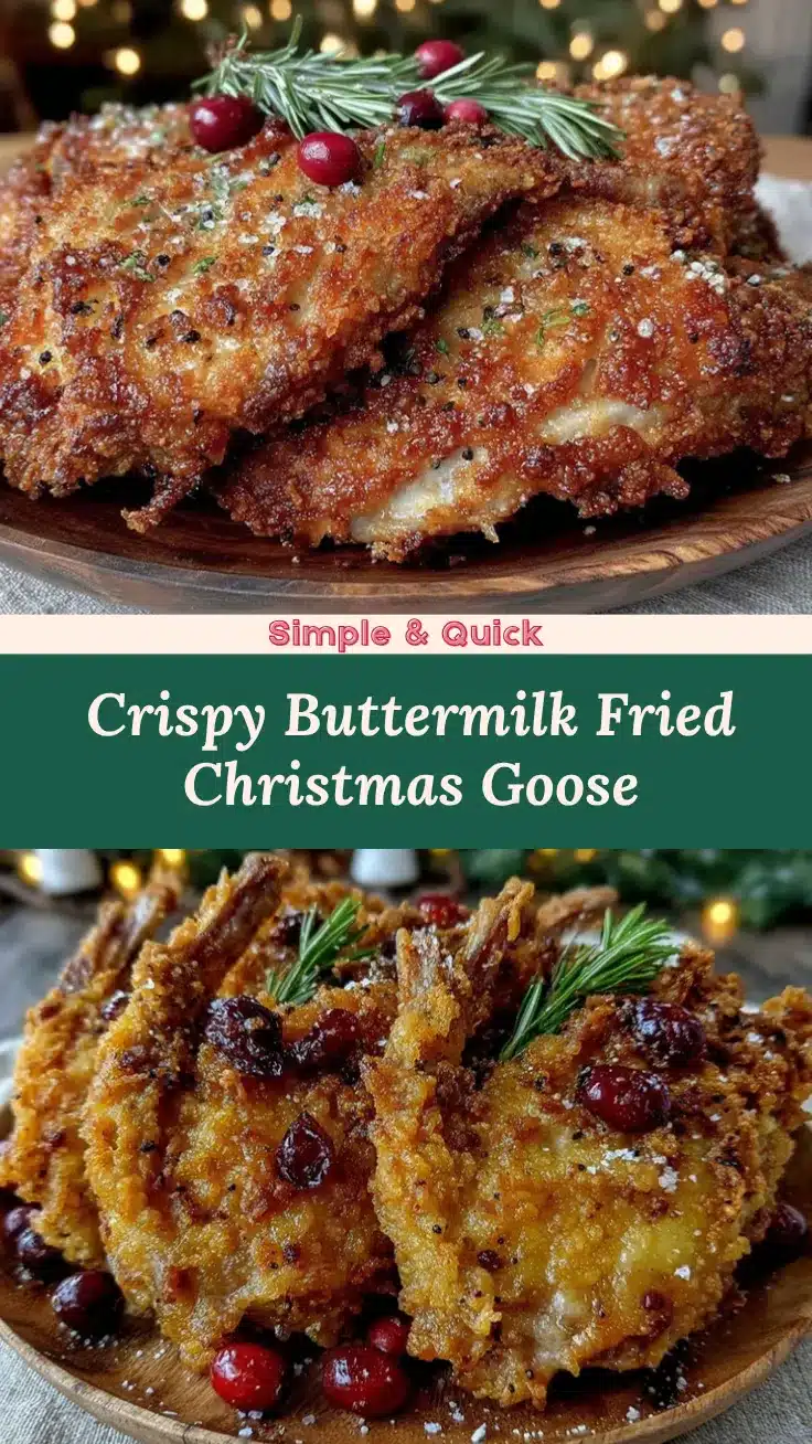 buttermilk fried Christmas goose recipe