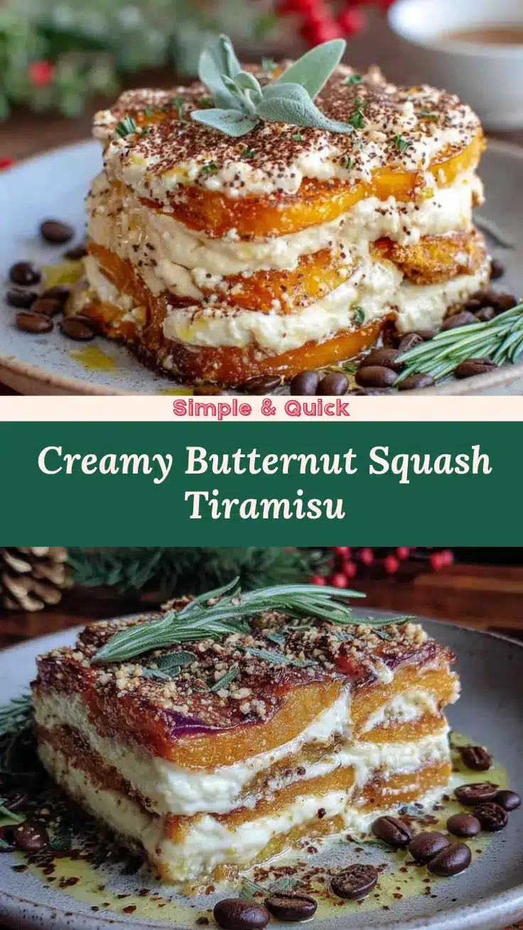 butternut squash tiramisu recipe