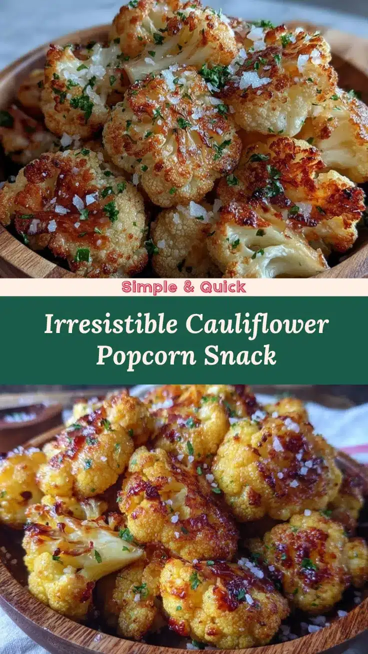 cauliflower popcorn recipe