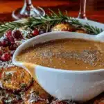 champagne glitter gravy - featured image