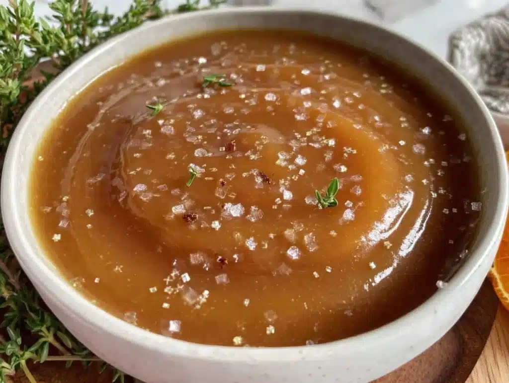 champagne glitter gravy - featured image