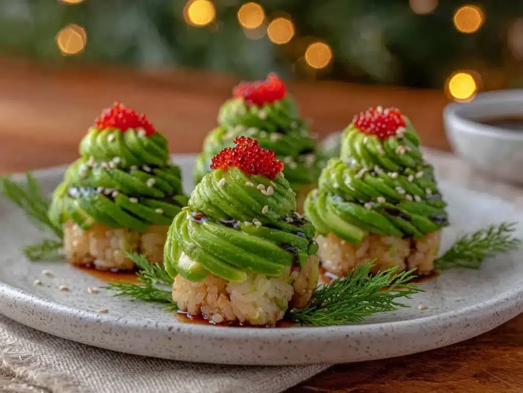 Christmas Tree Sushi - featured image