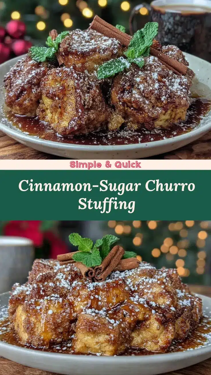 Churro French Toast Stuffing recipe