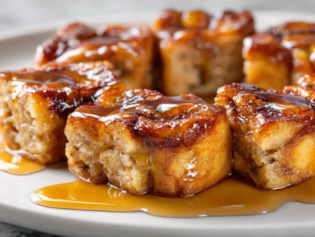 Cinnamon Roll French Toast Bites - featured image