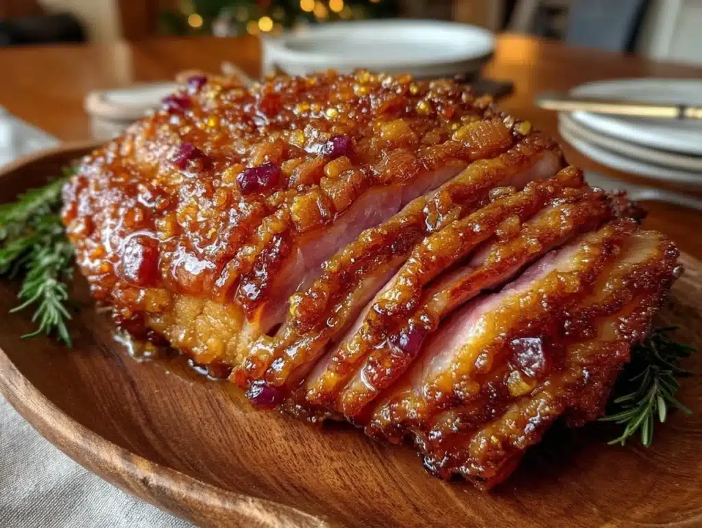 Coca-Cola caramelized ham - featured image