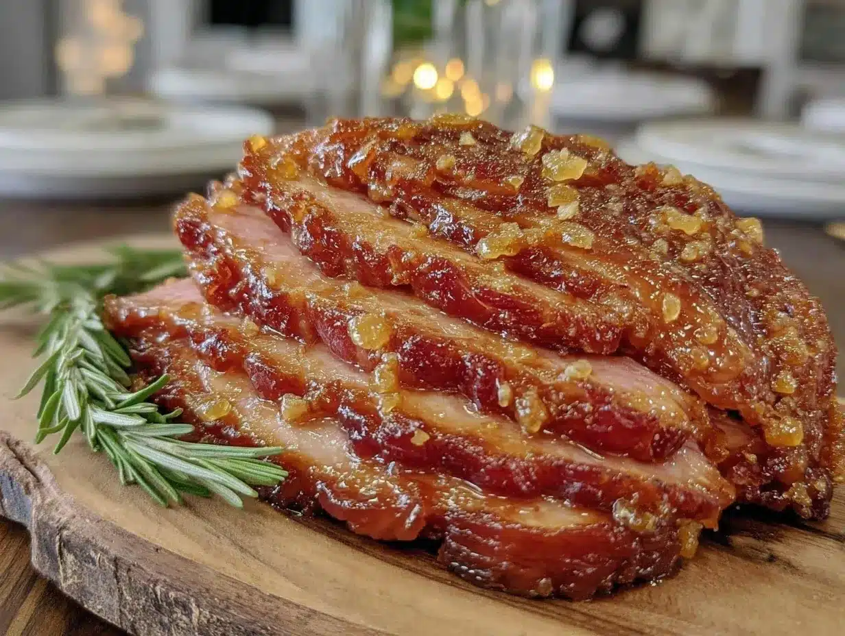 Coca-Cola caramelized ham preparation steps