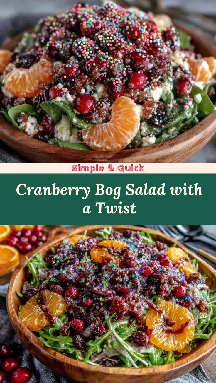 cranberry bog salad recipe